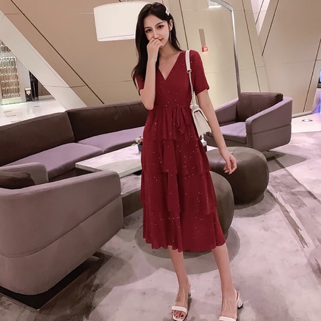 Váy kim tuyến -kèm ảnh thật  mã 170