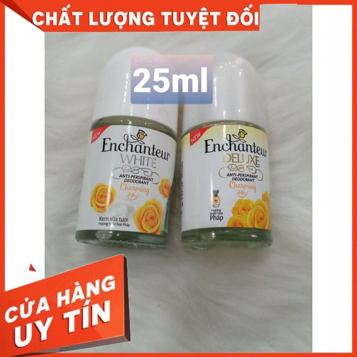 Lăn khử mùi trắng da Enchanteur  25ML-  50ml FREESHIP , khử mùi , giảm thâm sần dưới cách tay, mùi hương hoa quyến rũ