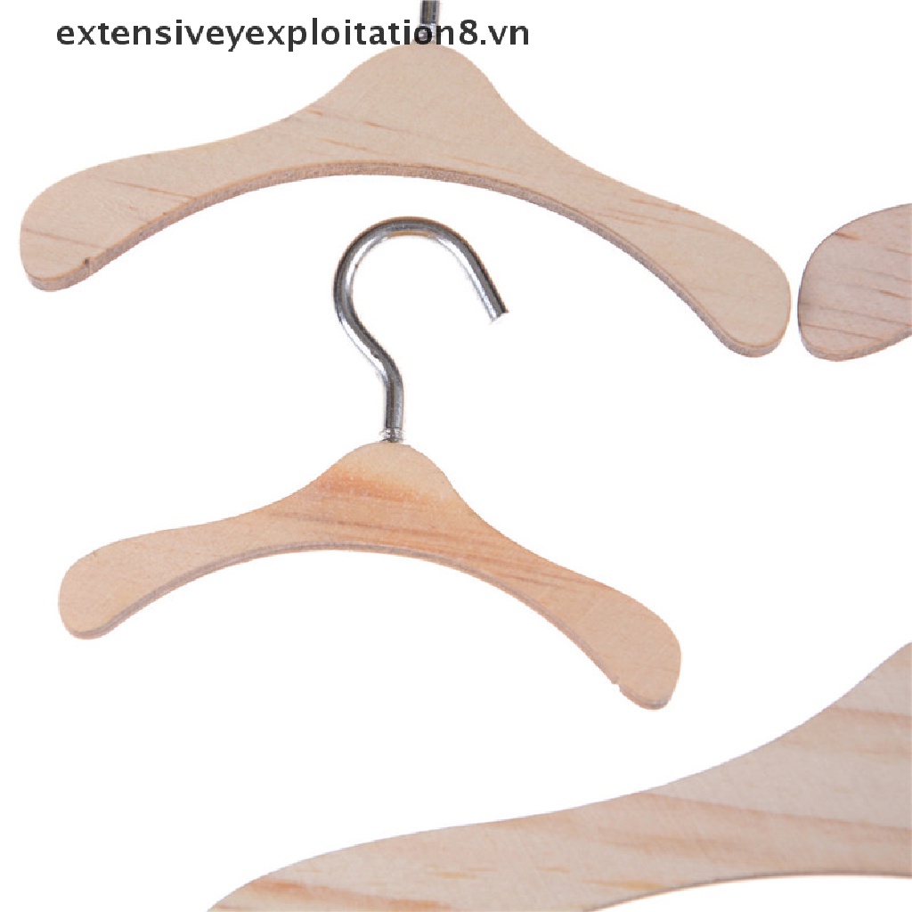 Móc Treo Quần Áo Bằng Gỗ Handmade Độc Đáo Trang Trí Nhà Búp Bê