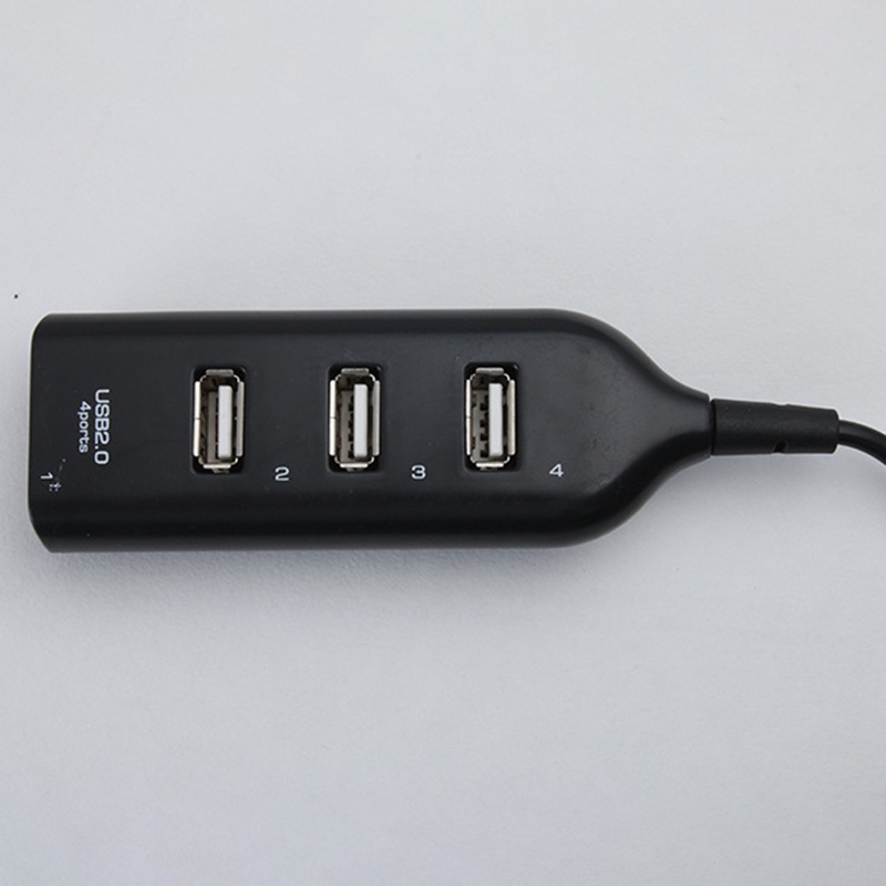 4 cổng usb 2.0 hub với cáp tốc độ cao hub usb đa năng mini hub ổ cắm mẫu bộ chia cáp bộ chuyển đổi cho máy tính xách tay fvn