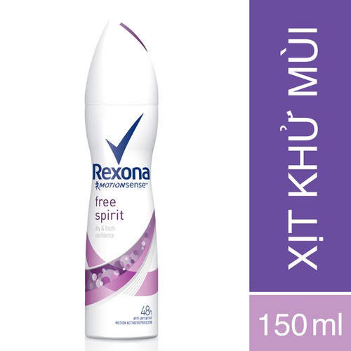 Xịt khử mùi nữ Rexona Free Spirit 150ML