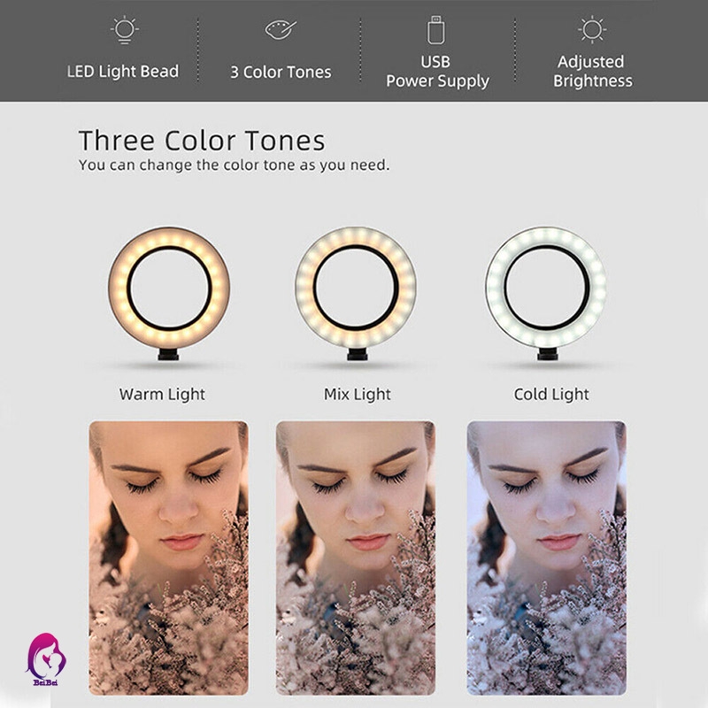 【Hàng mới về】 ĐÈN LIVESTREAM / Bộ đèn livestream / chụp ảnh / makeup / 10 Inch LED CHỤP HÌNH MAKE UP LIVE STREAM ,MAKEUP TRANG DIEM