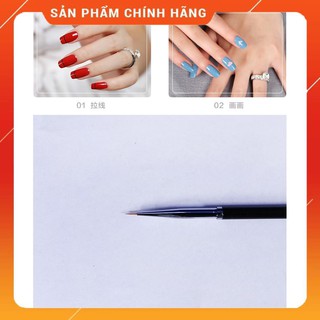Cọ vẽ móng (cọ tóc) bộ 3 cây