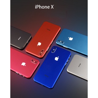 skin iPhone 6, 6 plus, iPhone X vân xước đủ loại