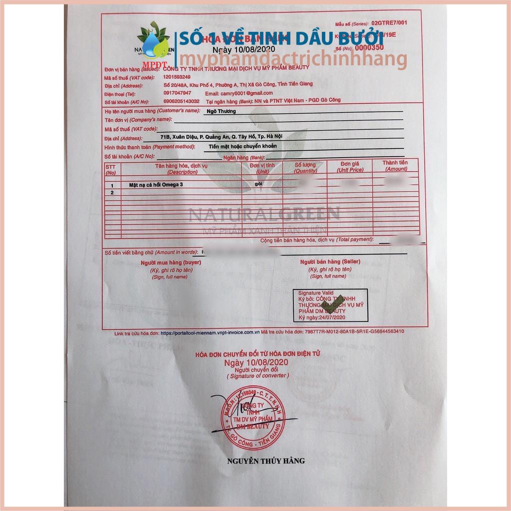500gr Mặt nạ omega 3 trứng cá hồi bổ sung collagen cho da săn chắc, cải thiện tone da