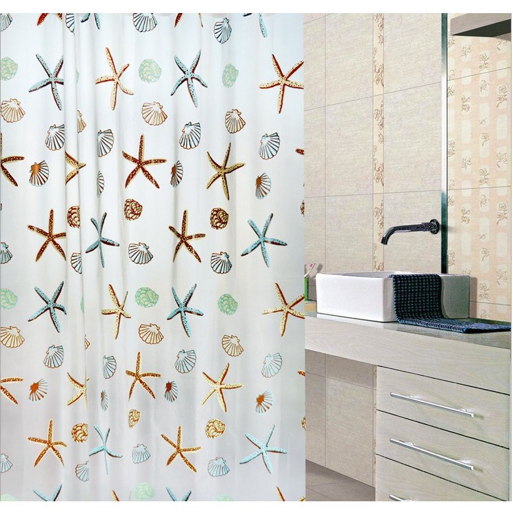 [Tổng Kho Sỉ] Rèm Cửa Nhà Tắm PEVA Cao Cấp - Decor NHIỀU HỌA TIẾT Đẹp Cá Tính - Chống Nước