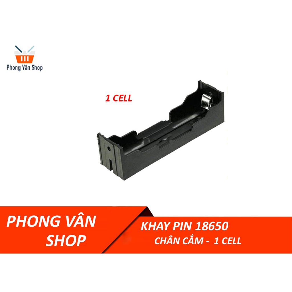 5 Khay đựng giữ pin 18650 1-2-3-4 cell - chân cắm - dễ dàng sáng chế