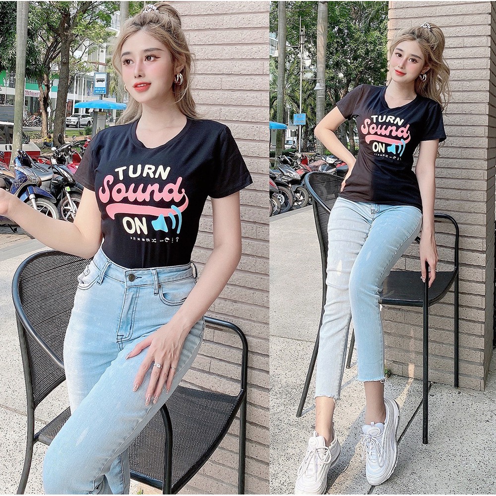 Áo thun thái áo thun nữ form ôm | BigBuy360 - bigbuy360.vn