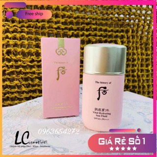 Kem chống nắng cấp ẩm bảo vệ da Whoo Vital Hydrating Sun Fluid☀️CHÍNH HÃNG 100%☀️kiềm dầu- thoáng da- SPF 50+/PA+++ 50ml
