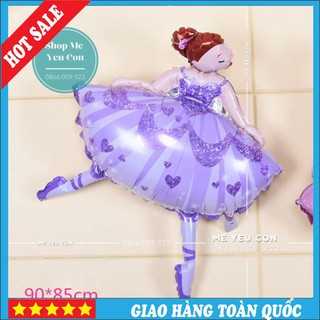 Bóng Bay Hình Công Chúa Bale, Bóng Sinh Nhật Cho Bé Gái, Trang Trí Sinh Nhật, Tiệc Thôi Nôi Đầy Tháng ✌️Size Đại✌️