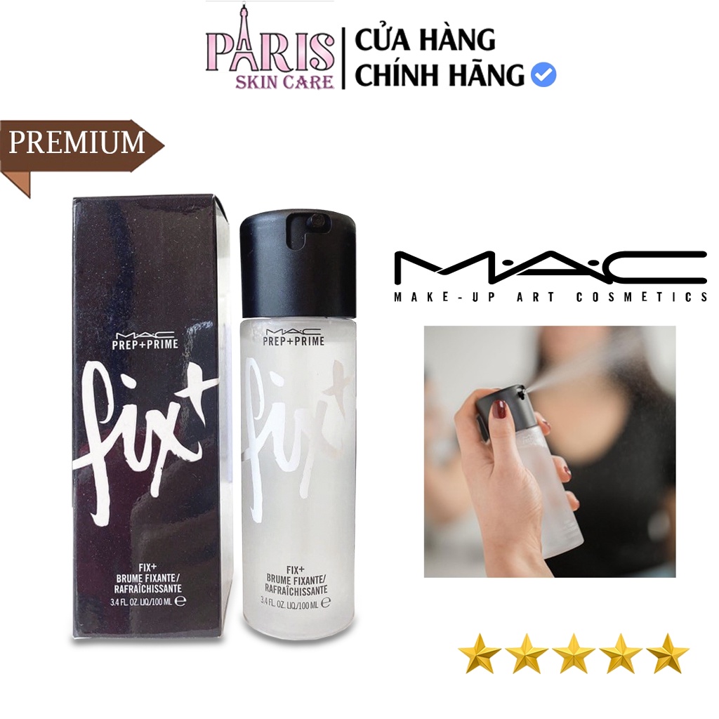 Nước xịt khoáng cố định lớp trang điểm MAC Prep + Prime Fix+ Lâu Trôi Và Kiểm Soát Dầu Trên Da 100ml