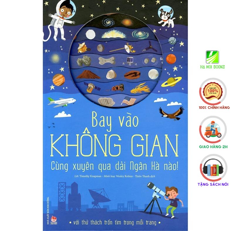 Sách - Bay Vào Không Gian - Cùng Xuyên Qua Dải Ngân Hà Nào - NXB Kim Đồng