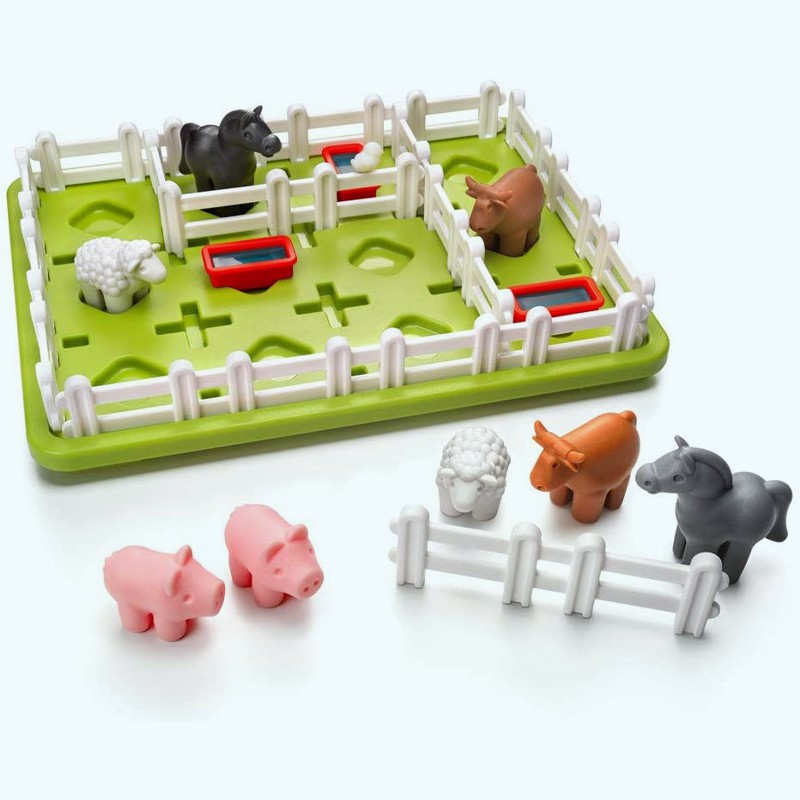 SmartGames Smart Farmer Bộ đồ chơi giải đố chủ đề nông trại cho bé