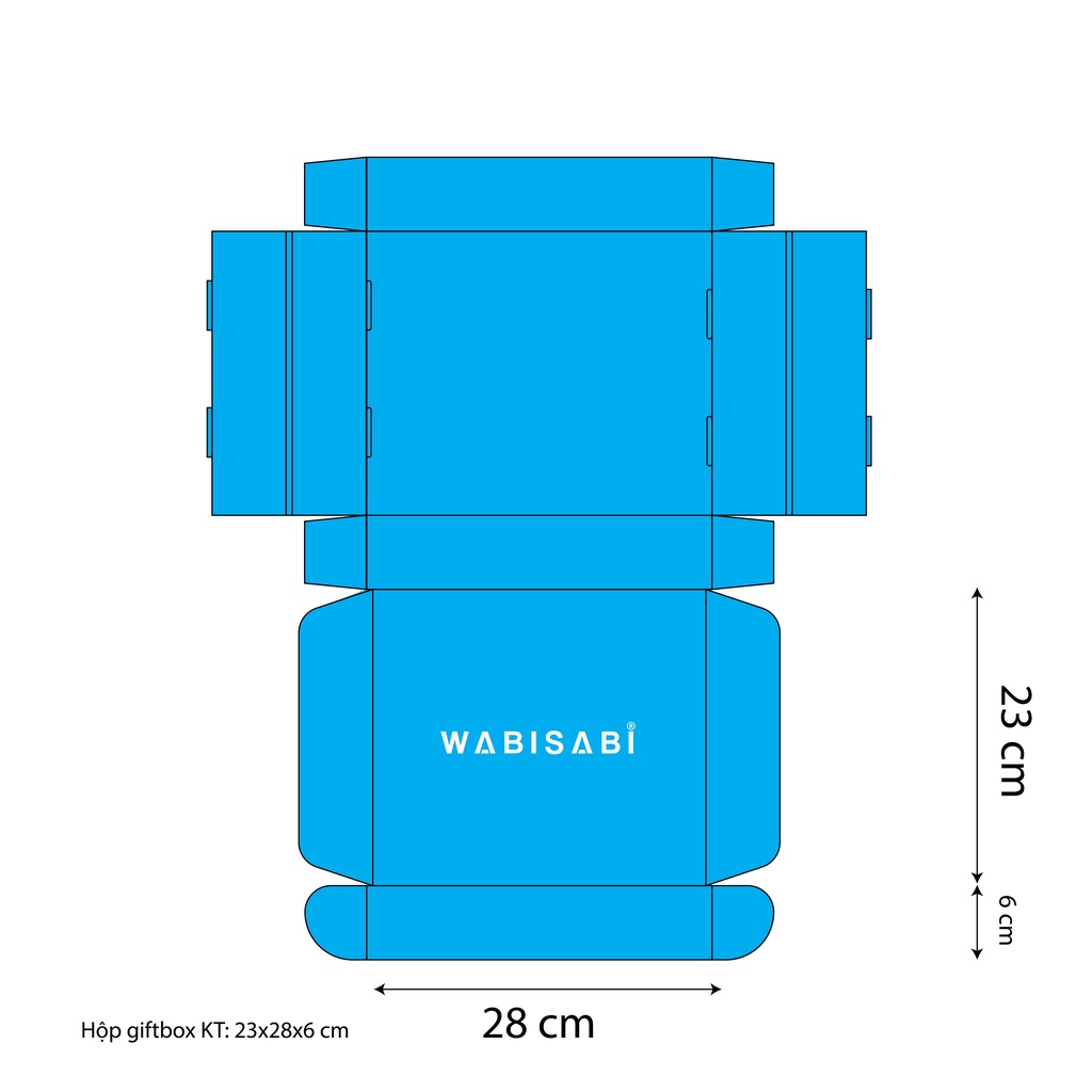 Hộp wabisabi làm quà tặng kèm túi