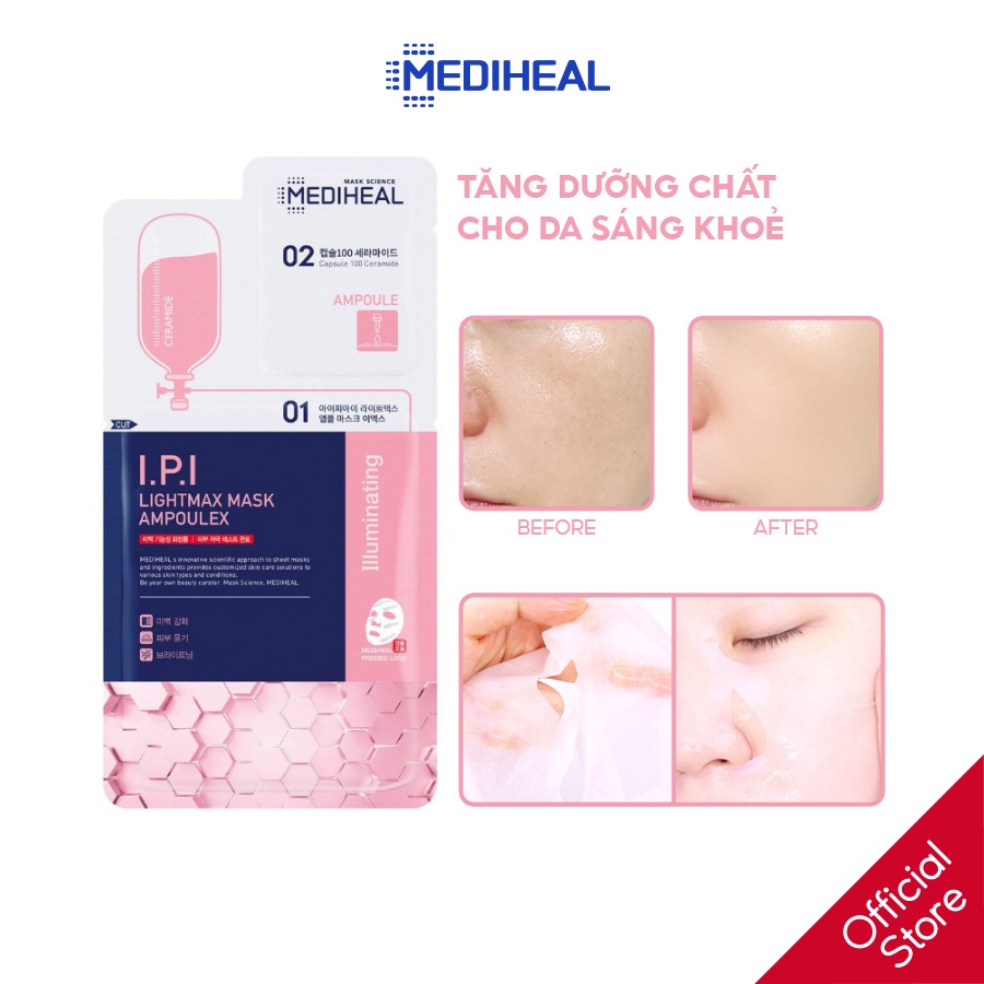 [Nhập mã COSMH22 giảm 8%] Mặt nạ tinh chất 2 bước Mediheal Mask Ampoulex 30ML [K65-K68]