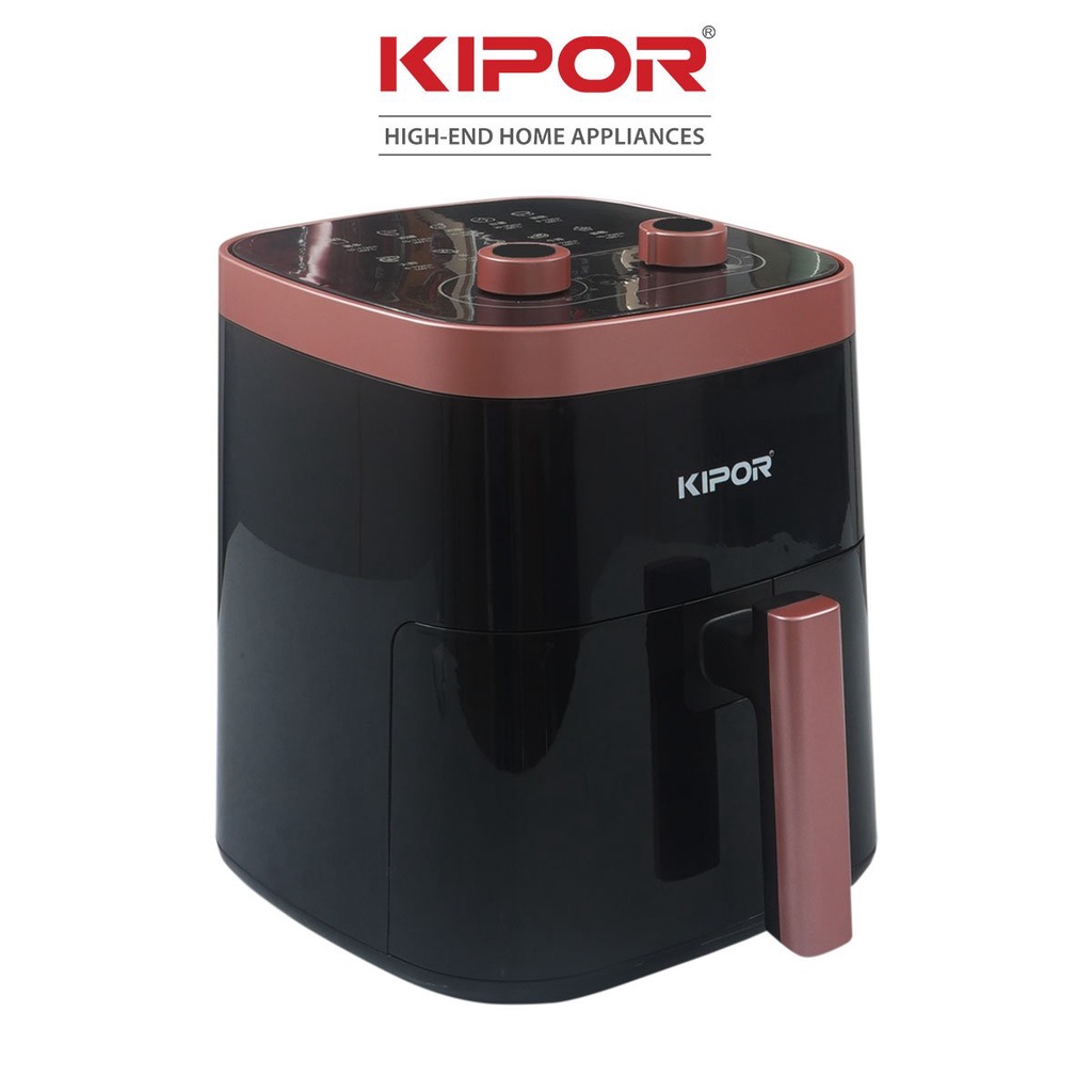 Nồi chiên không dầu điều khiển cơ KIPOR KP-AF632 dung tích 6 lít công suất mạnh 1700W chiên đa năng - Hàng chính hãng