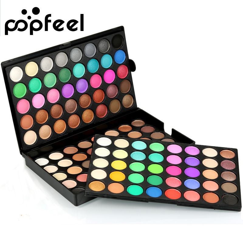 Bảng phấn mắt POPFEEL 120 màu lung linh đặc biệt