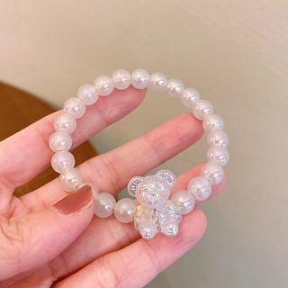 Dây Cột Tóc Đính Ngọc Trai Phong Cách Hàn Quốc