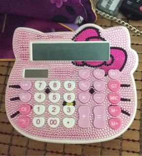 Máy tính kitty đính đá