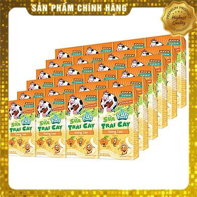 Thùng 48 hộp 110ml sữa Kun socola/kem dâu/nho/cam/trái cây/có đường