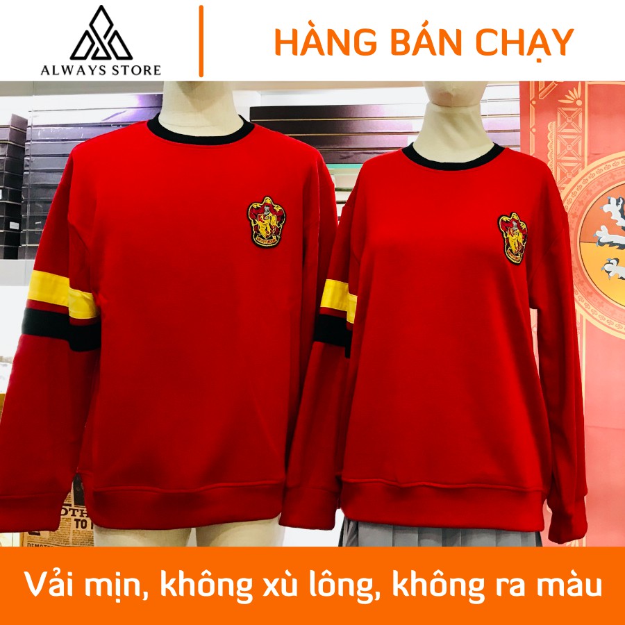 [HÀNG CAO CẤP] Áo Sweater Harry Potter GRY cổ tròn - Lót nhung/lông - Vải mịn màng, không ra màu, không xù lông - Unisex