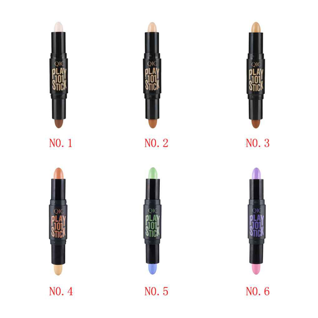 [Hàng mới về] Thỏi kem che khuyết điểm hai đầu tạo khối trang điểm cho nữ