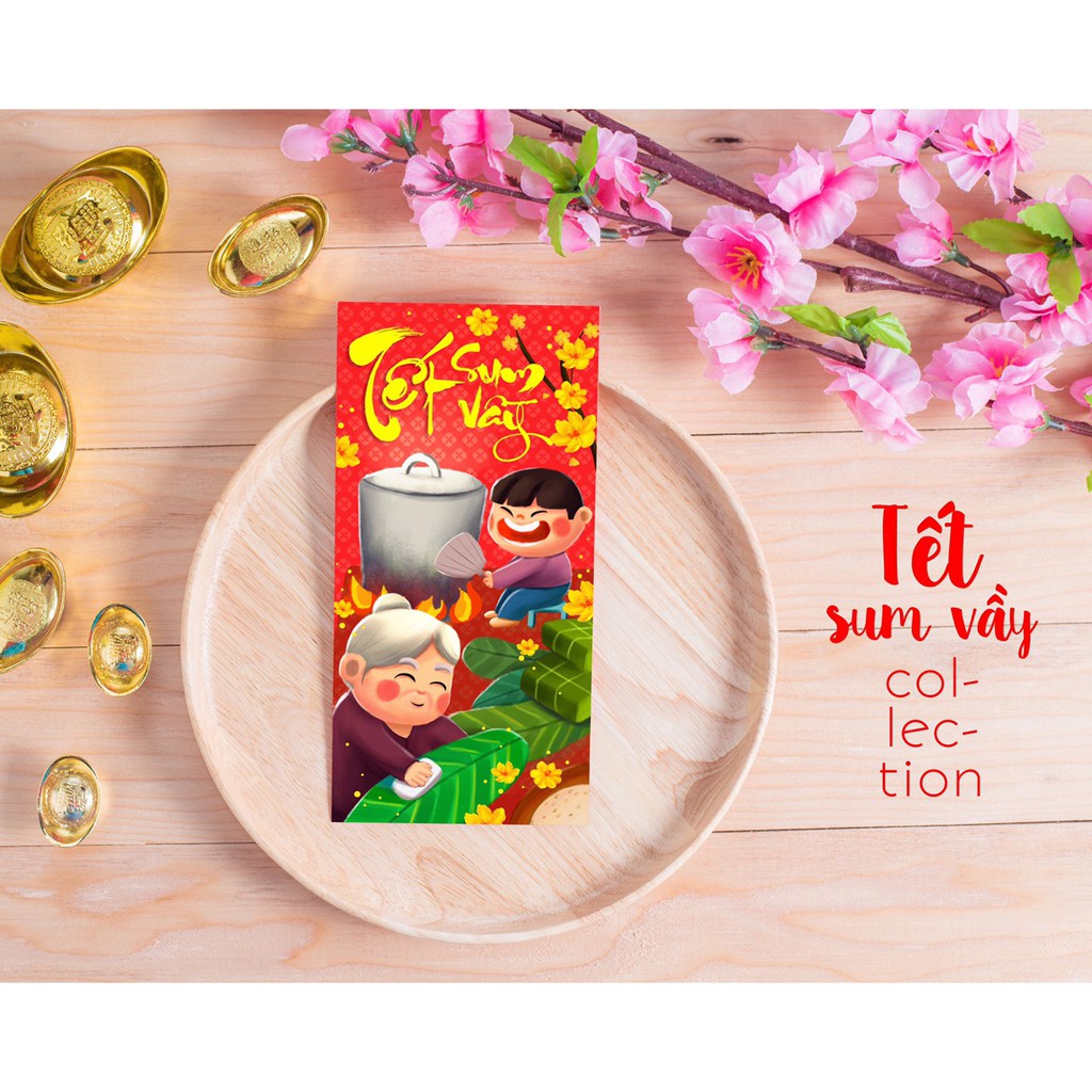 Sét 50 và 100 Bao Lì Xì Tết Phong Bao Mừng Tuổi Mẫu Mới Nhất