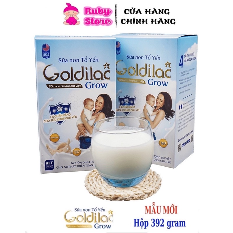 Sữa non tổ yến Goldilac - giúp con ăn khỏe, ngủ ngon, tăng cân tốt