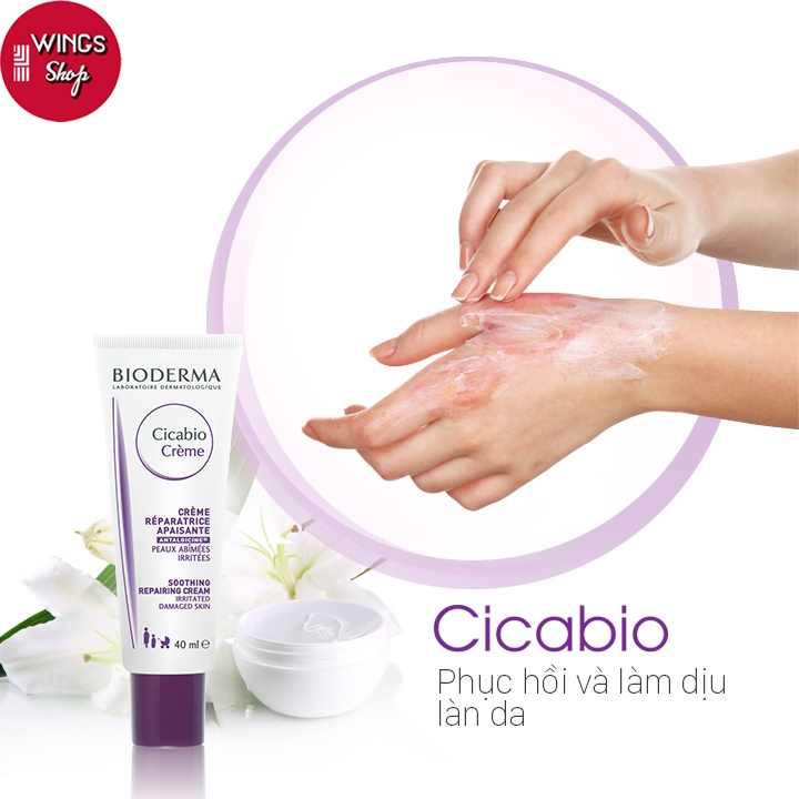 Kem dưỡng Bioderma Cicabio Creme Hỗ Trợ Phục Hồi Và Làm Dịu Da 40ml - 100ml