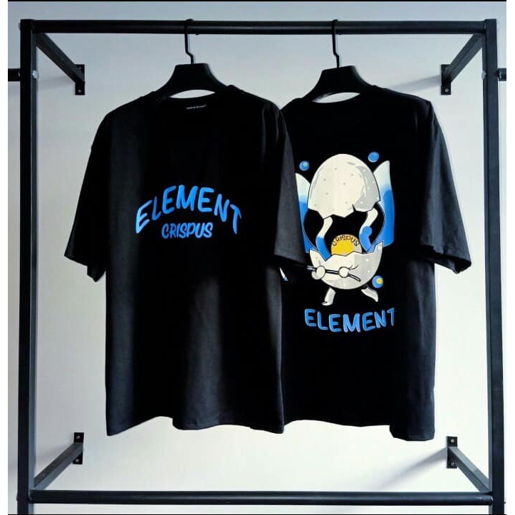 Set áo trứng Element + quần xanh 2 sọc unisex