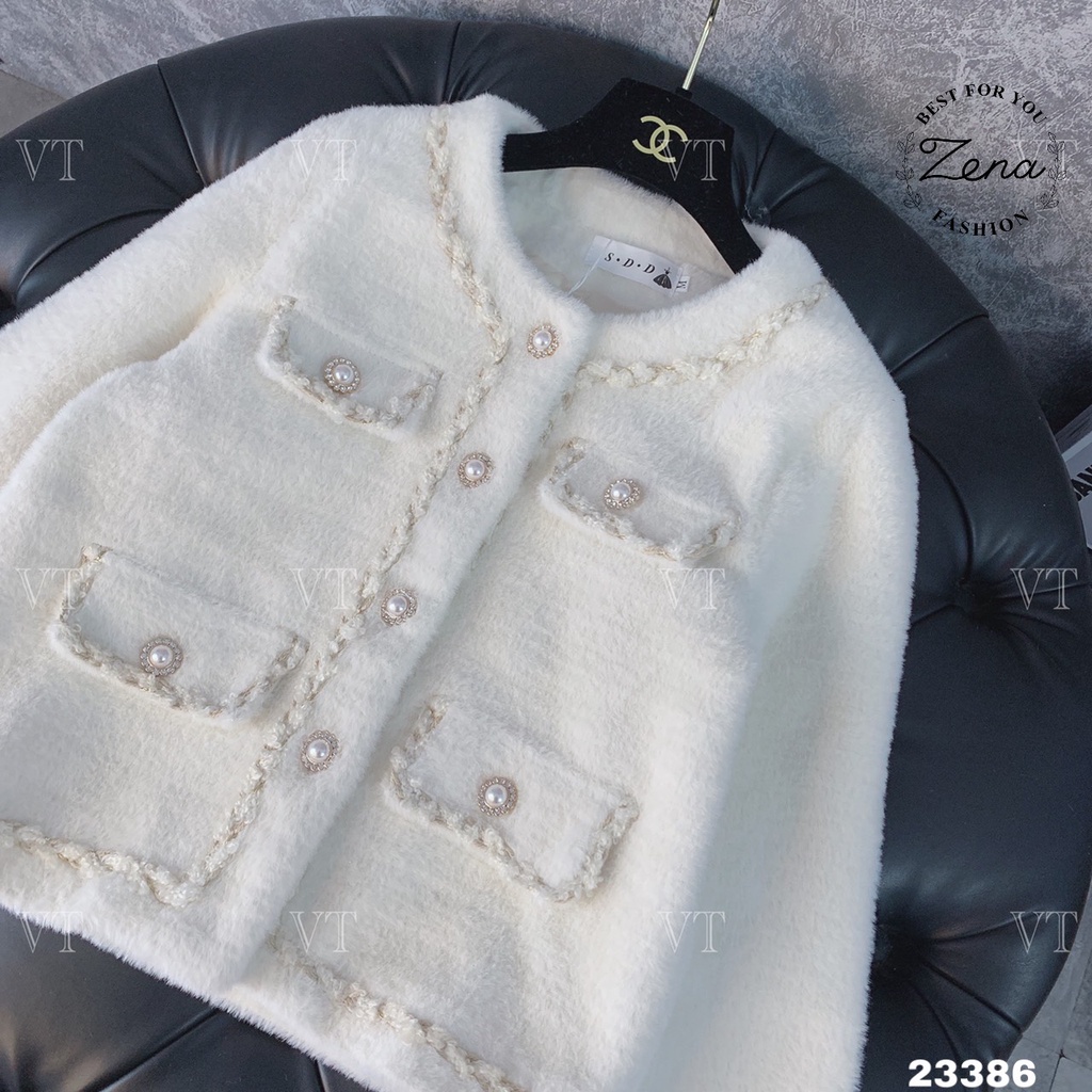 23297KH23297-Khoác lông viển dạ 4 nắp túi cúc 868 TD