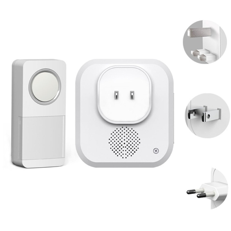 Chuông Cửa Di Động Không Dây Chống Thấm Nước Dễ Lắp Đặt