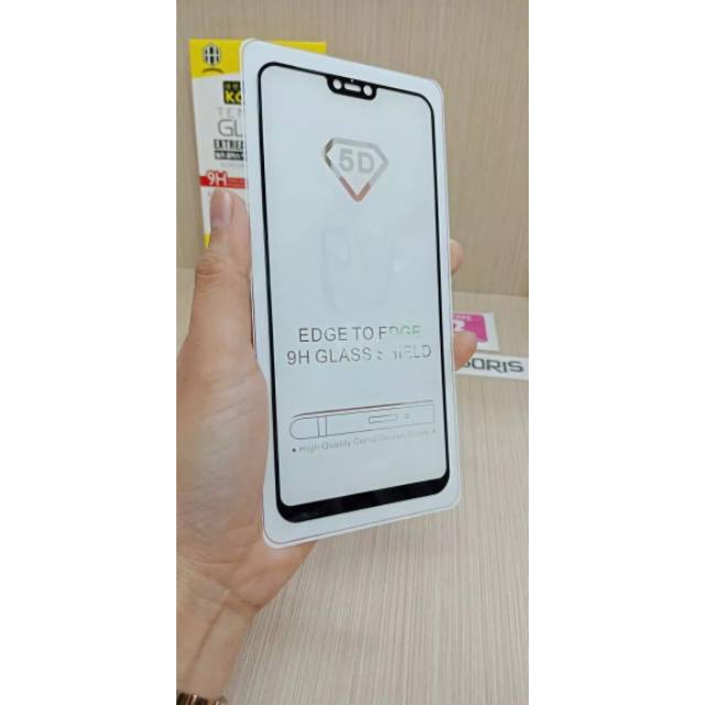 Kính Cường Lực Bảo Vệ Toàn Màn Hình Chống Trầy Xước Cho Vivo V9 6.3 Inch 5d Vivo V9