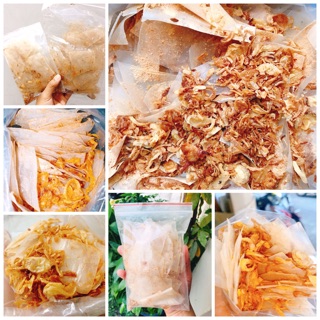 BÁNH TRÁNG MUỐI TỎI HÀNH PHI ( bánh tráng nghệ sĩ)