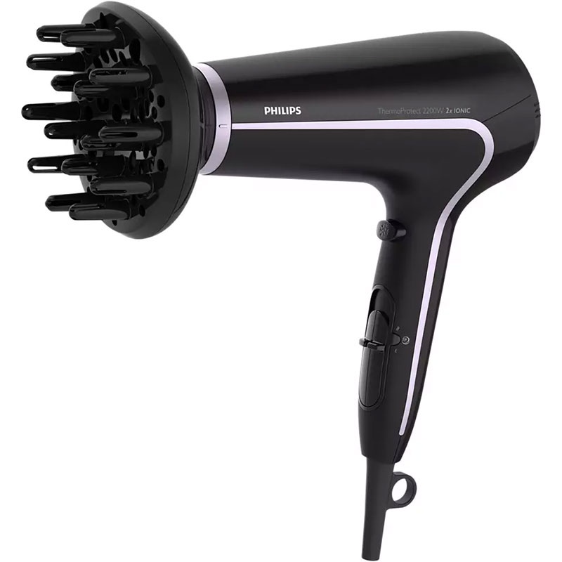 Máy sấy tóc Philips, máy sấy tóc tạo kiểu nóng lạnh BHD170/40 công suất lớn 2200W nội địa Đức GermanySnT 210008