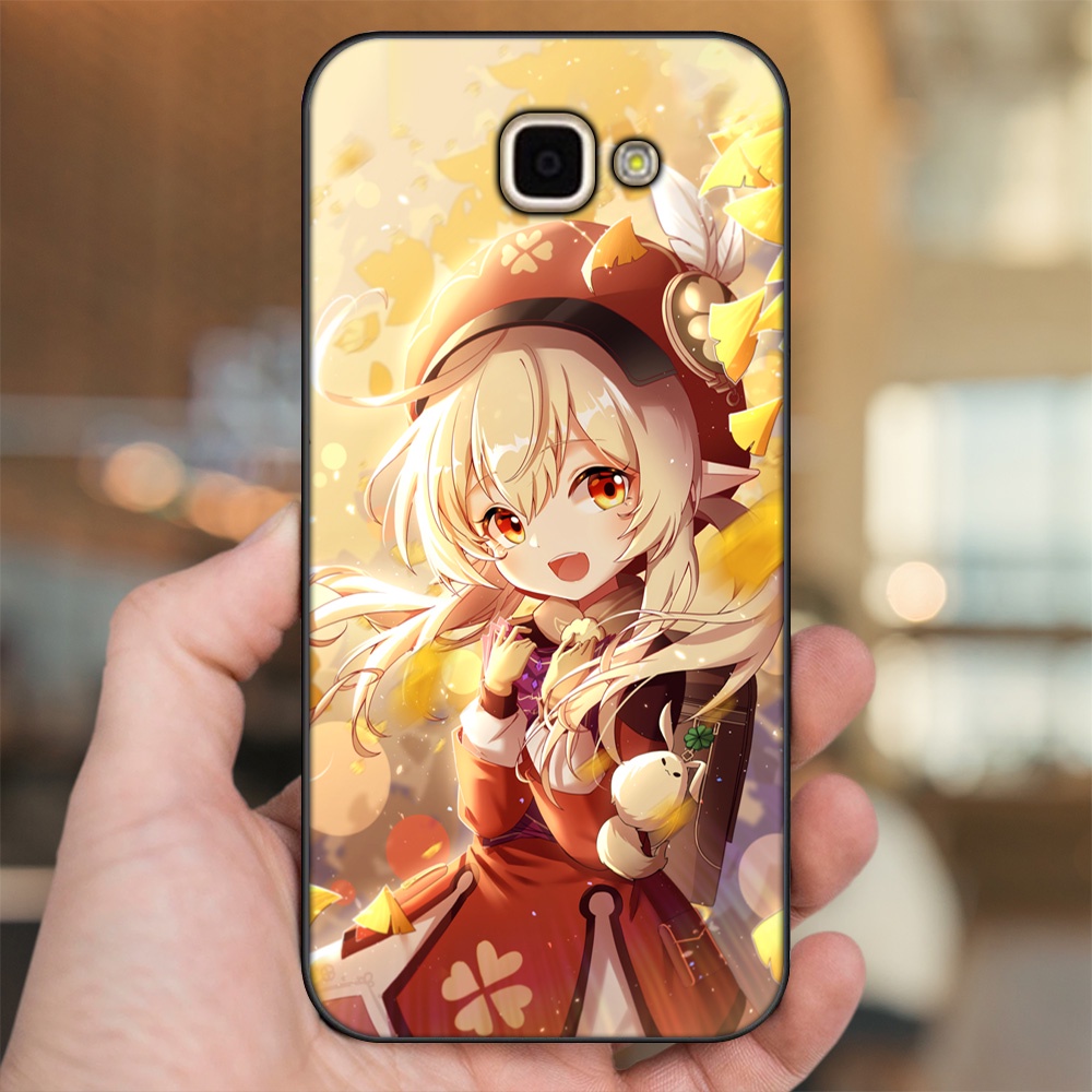 Ốp lưng Samsung A9 Pro viền đen in hình Klee Genshin Impact