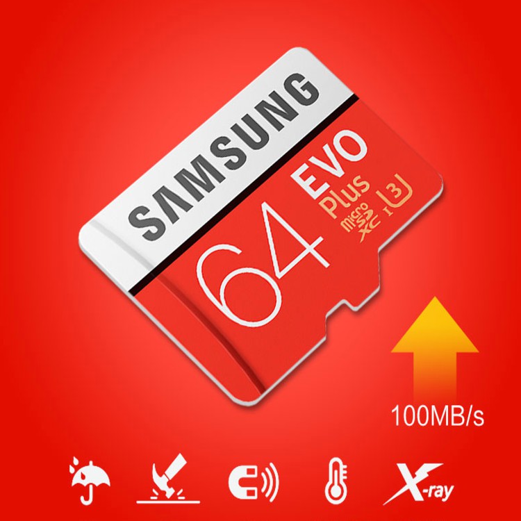 Sản phẩm thẻ nhớ Samsung micro SDXC64G -Chính hãng - Bảo hành 10 năm