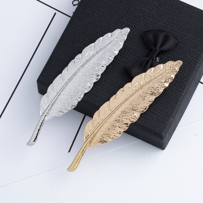 Ghim cài áo hình chiếc lông vũ, Lapel Pin cài áo vest nam thời trang GH-350