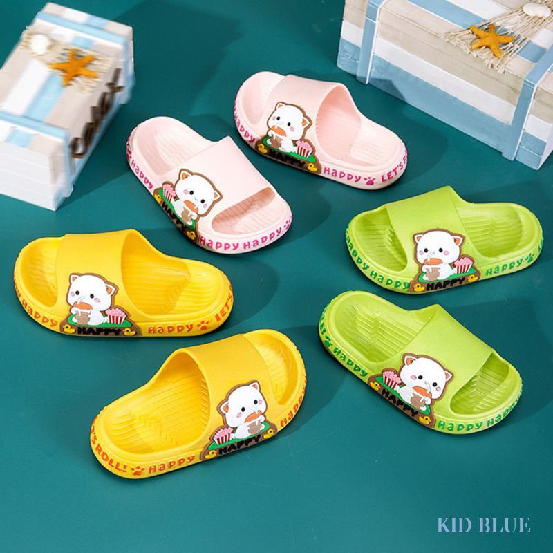 Dép Xỏ Ngón Đế Mềm Chống Trượt Họa Tiết Hoạt Hình Thời Trang Mùa Hè Cho Bé