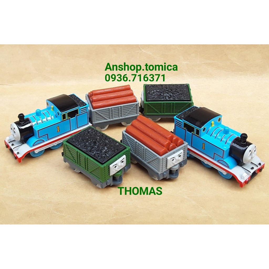 Mô hình tàu lửa thomas 3 toa tomica Nhật bản (long car)