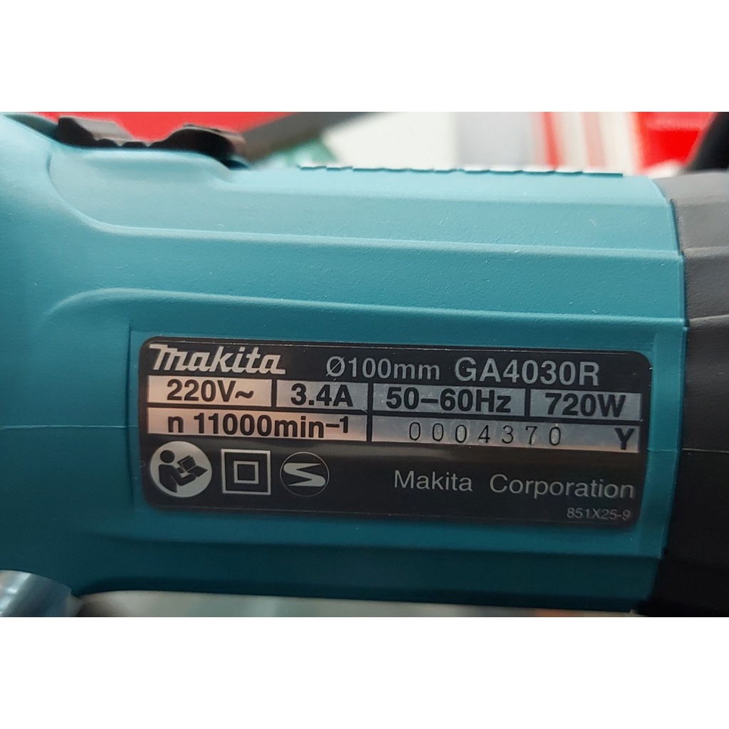 Máy mài góc cầm tay Makita GA4030R - Angle grinder , Máy mài/cắt/chà nhám
