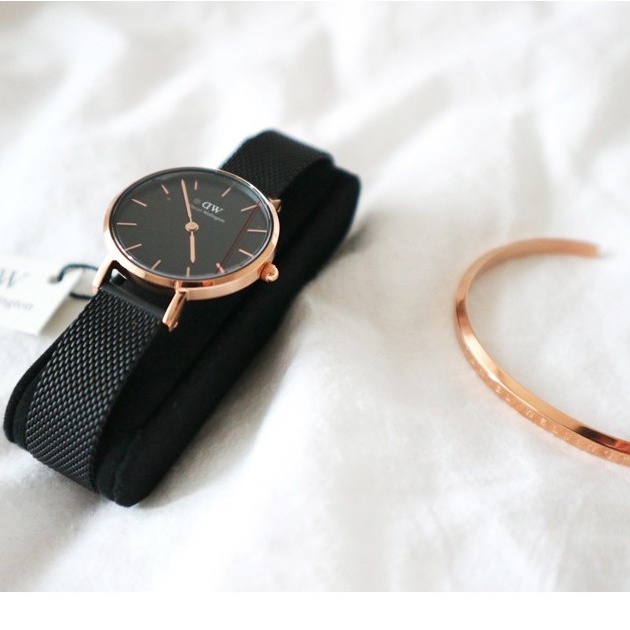 Đồng Hồ Nữ Daniel Wellington Classic Petite Ashfield Rose Gold & Cuff DW V1 Chính Hãng - OtisWatch