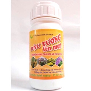 Men vi sinh đậu tương lên men siêu dưỡng rễ thân lá, kích thích ra hoa(dùng cho hoa lan, hoa hồng, cây cảnh) 250ml