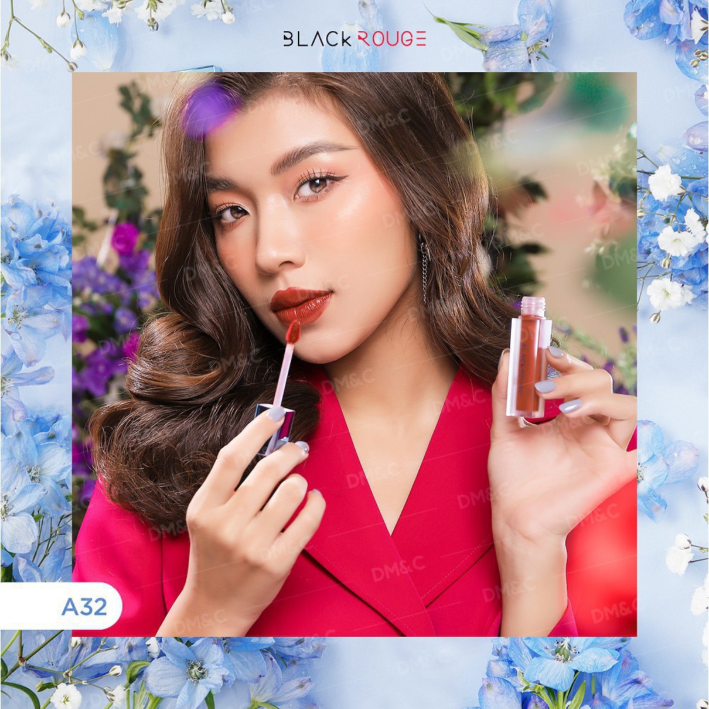 Son black rouge [Sang chảnh-Hàng auth] Son Kem Black Rouge Air Fit Velvet Tint Ver 6 37.3g | Thế Giới Skin Care