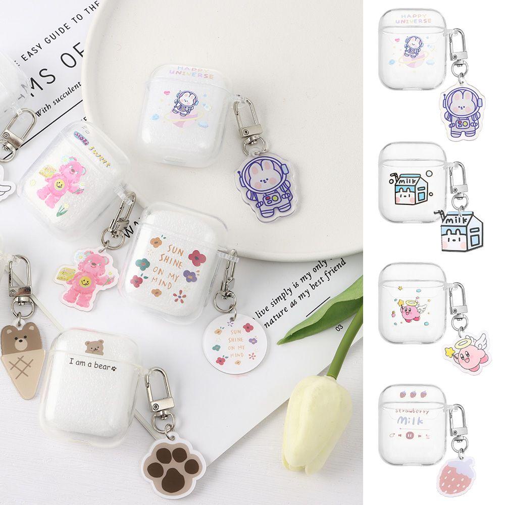 Vỏ Bảo Vệ Hộp Đựng Tai Nghe AirPods 1 / 2 Bằng TPU Trong Suốt