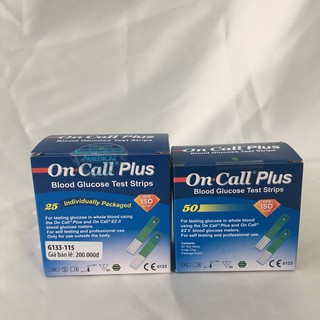 Que thử đường huyết On Call Plus