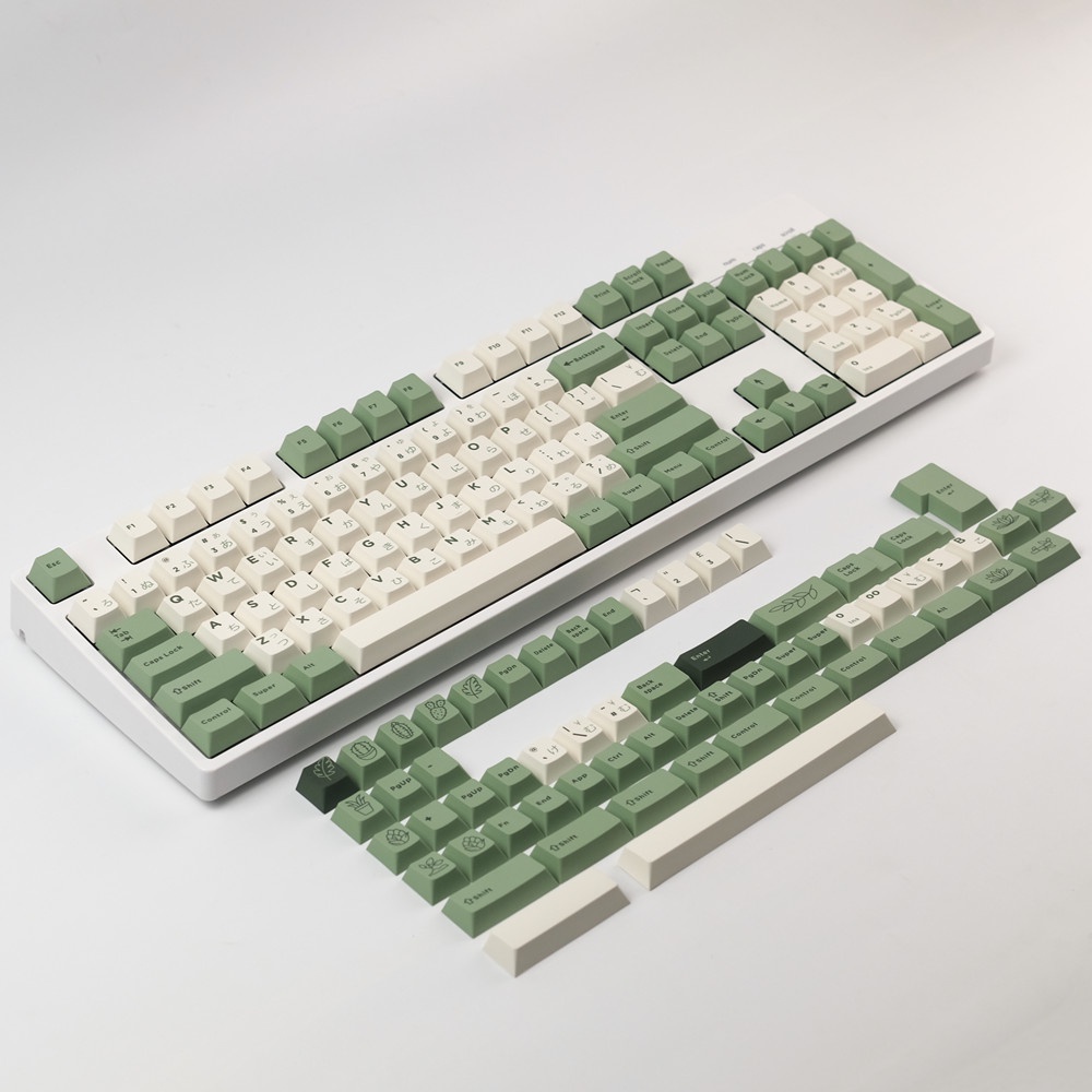 Keycaps của vườn thực vật GMK, 165 phím keycaps Cherry Profile DYE-SUB Cá nhân hóa GMK Keycaps cho bàn phím cơ