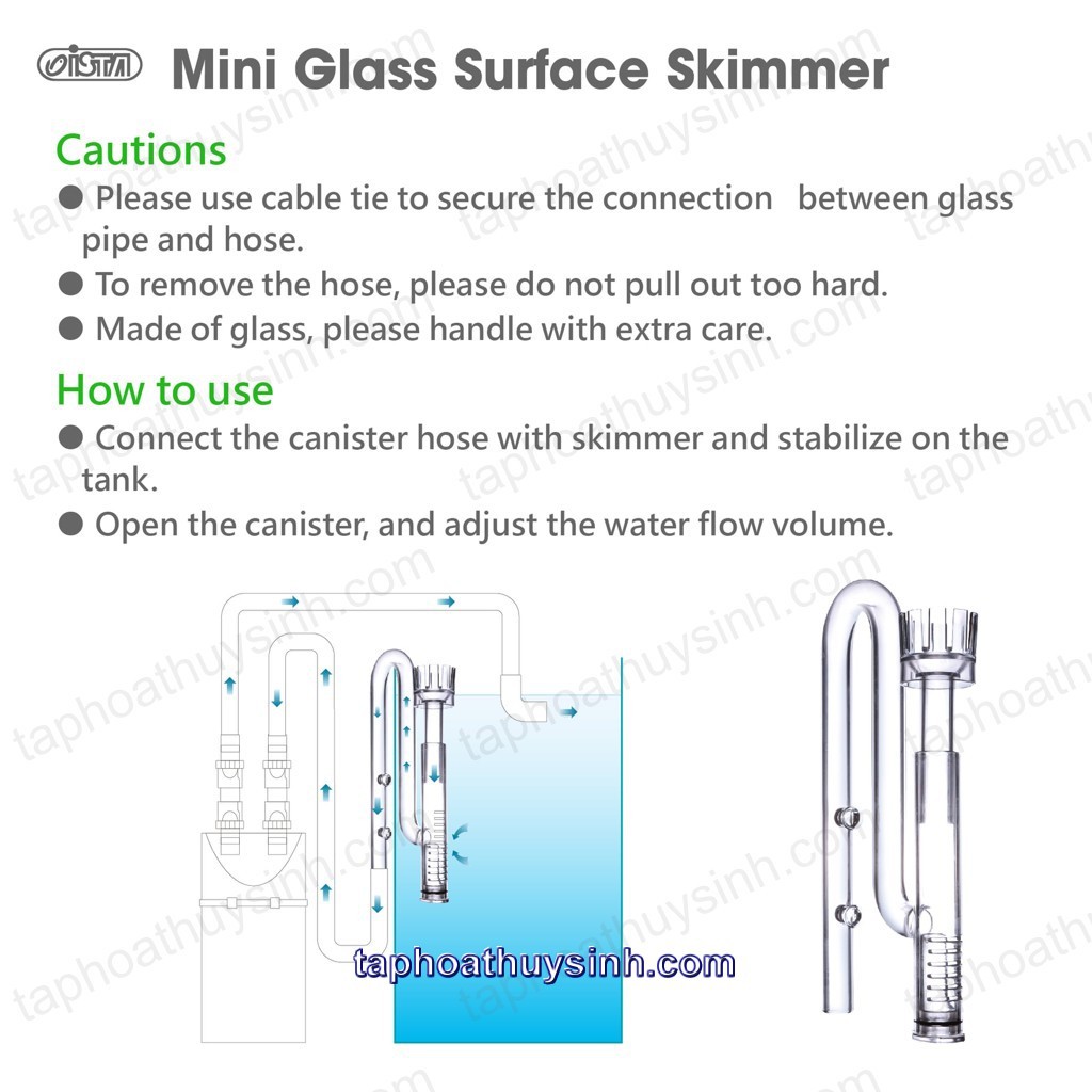 ĐẦU IN THỦY TINH LỌC VÁNG MINI CHO HỒ NANO ISTA MINI GLASS SURFACE