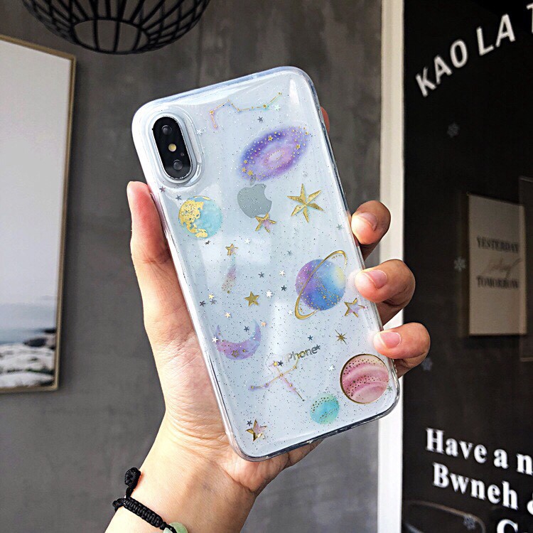 Ốp lưng trong Galaxy siêu Hot iphone 7 Plus / 8 Plus, X / Xs, Xs Max