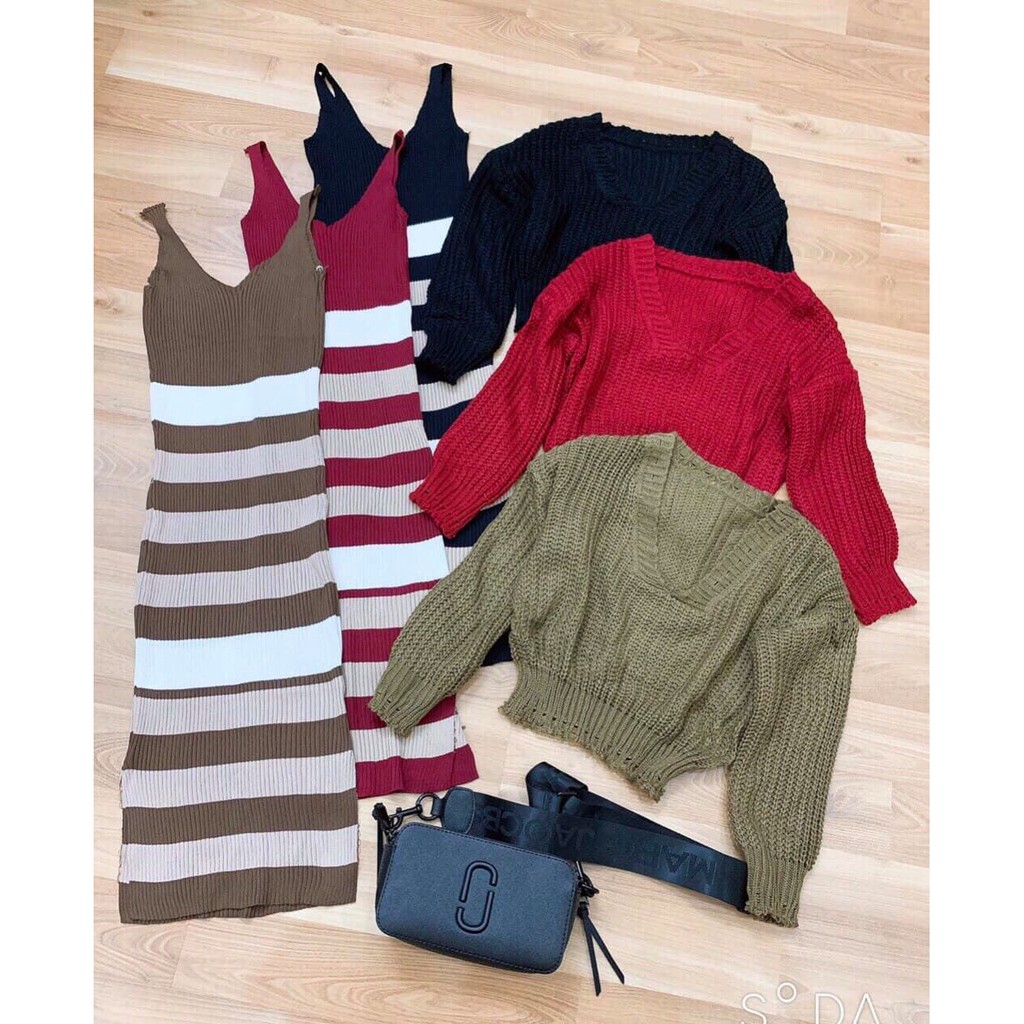 ⚡️FLASH SALE⚡️Sét váy len kẻ siêu xinh